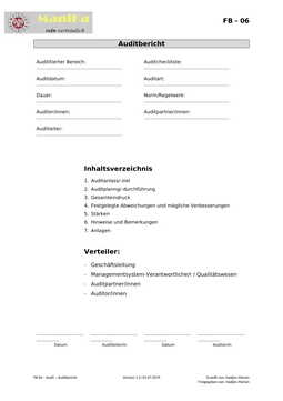Audit – Auditbericht_Vorlage